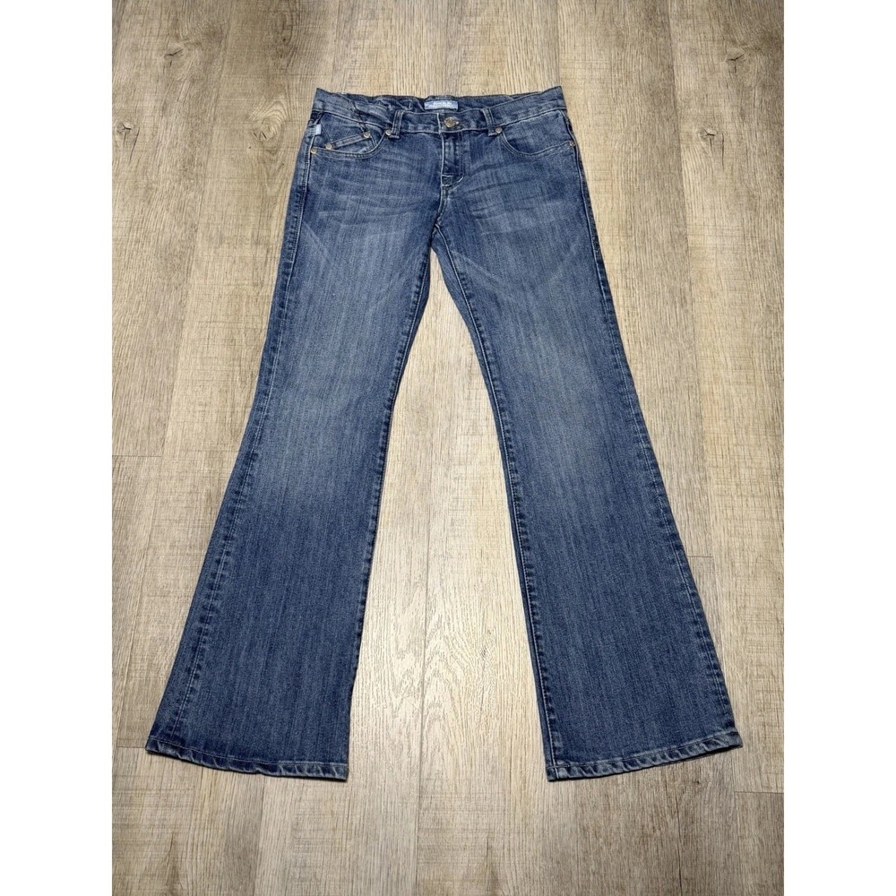 Vintage Y2K Rock & Republic Ross Boot Cut WOMENS JEANS Sz 28 Fleur-De-Lis
